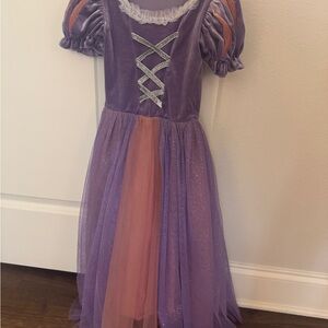 Purple and Pink rapunzel Kids Costume Dress